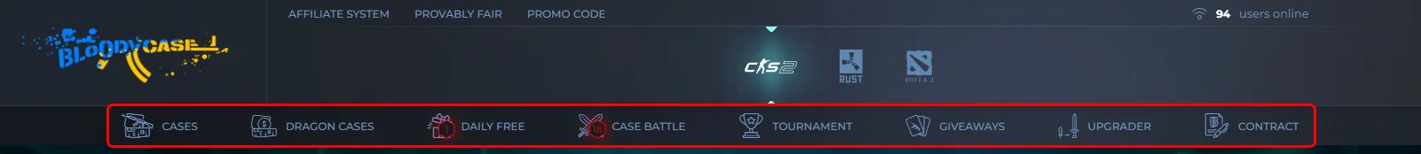 Дополнительные режимы BloodyCase: апгрейд, контракты, баттлы
