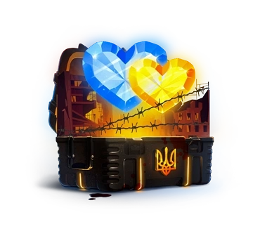 Blue Yellow Hearts Case case cs go